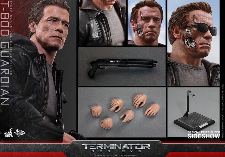 6th Scale (MMS307): Terminator Genisys - T-800 Guardian - Hot Toys (Sixth Scale Figure) action figure collectible - Main Image 2
