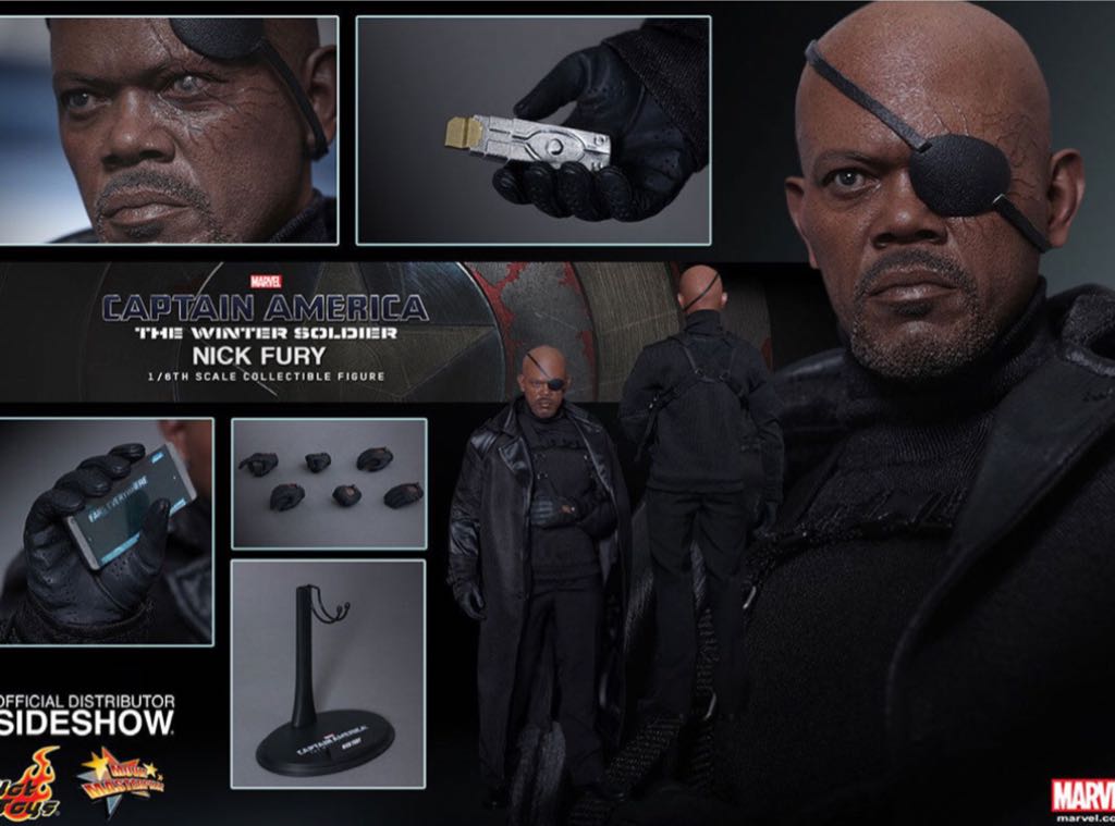 6th Scale (MMS315): Captain America, The Winter Soldier - Nick Fury - Hot Toys (Sixth Scale Figure) action figure collectible - Main Image 2