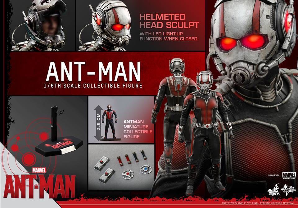 6th Scale (MMS308): Ant-Man - Scott Lang (A.K.A. Ant-Man) - Hot Toys (Sixth Scale Figure) action figure collectible - Main Image 2