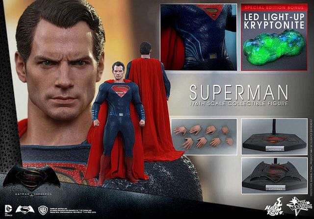 6th Scale (MMS343): Batman Vs. Superman, Dawn Of Justice - Superman (Exclusive) - Hot Toys (Sixth Scale Figure) action figure collectible - Main Image 2