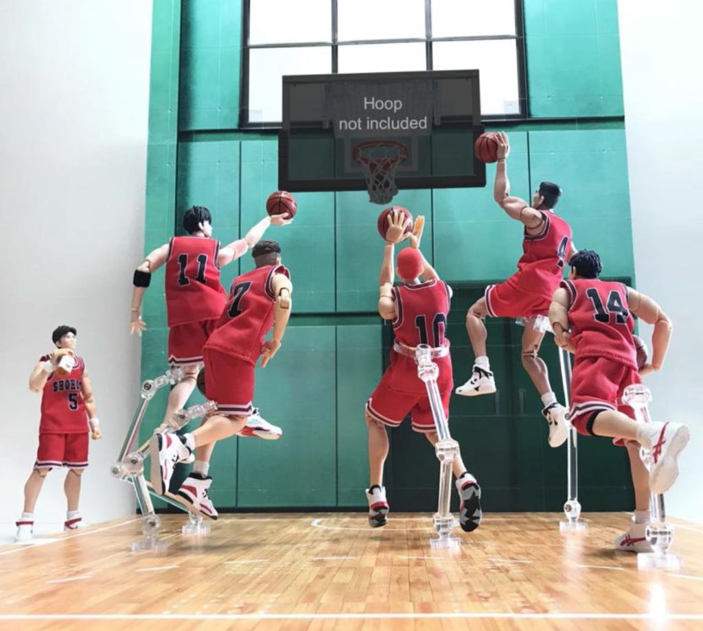 1:12 Scale: FEXT System - Basketball Court (Display Module) - FEXT Hobby (1/12 Scale Diorama Model) action figure collectible - Main Image 2