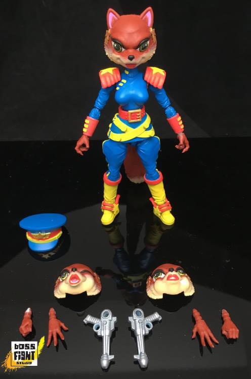 Bucky O’Hare - #12 Captain Mimi LaFloo - Boss Fight Studio (Super-Articulated Action Figures) action figure collectible [Barcode 814800021260] - Main Image 1