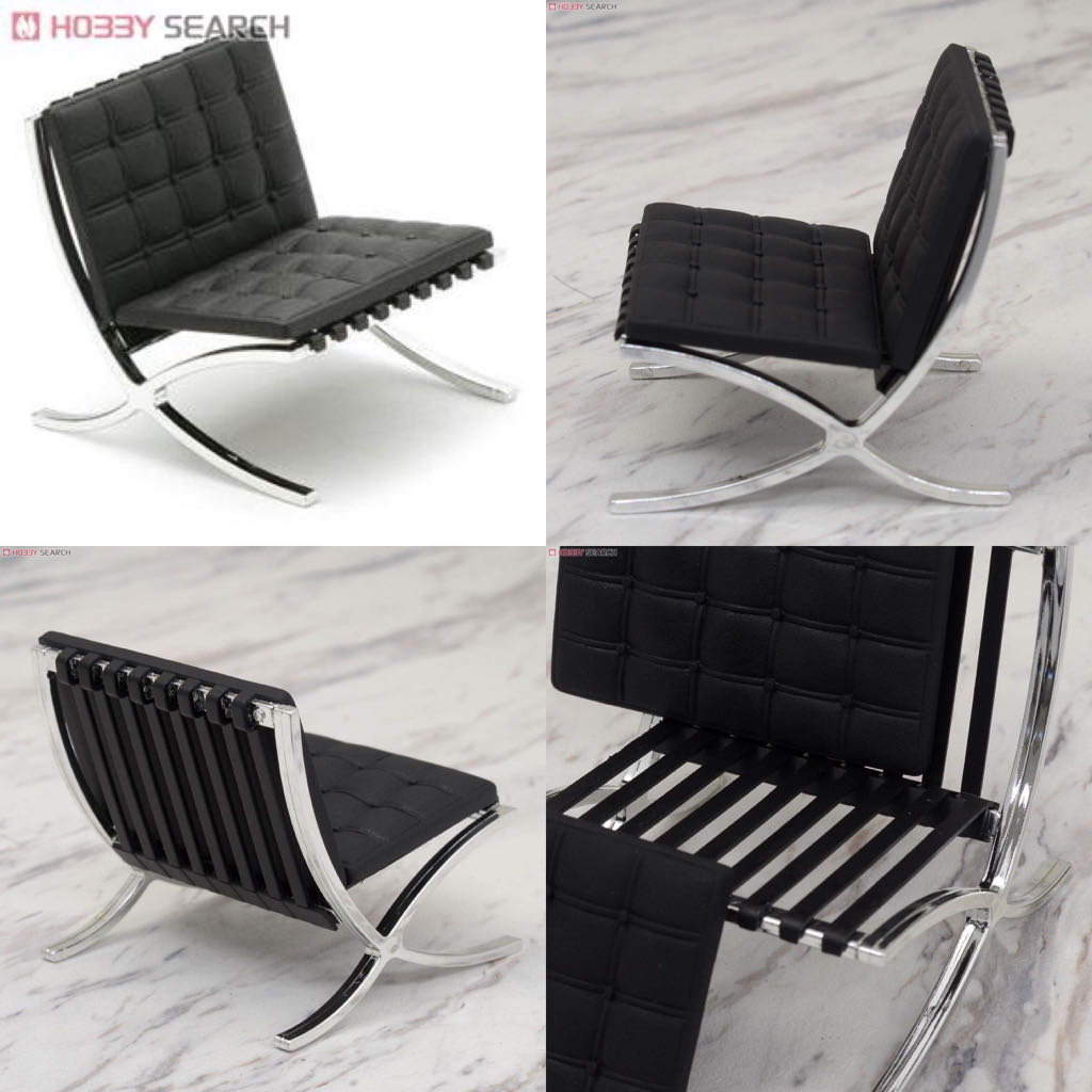 1:12 Scale (CP-01): Designers Chair (No.3) - Reac Japan (Design Interior Collection) action figure collectible [Barcode 4573228250848] - Main Image 2