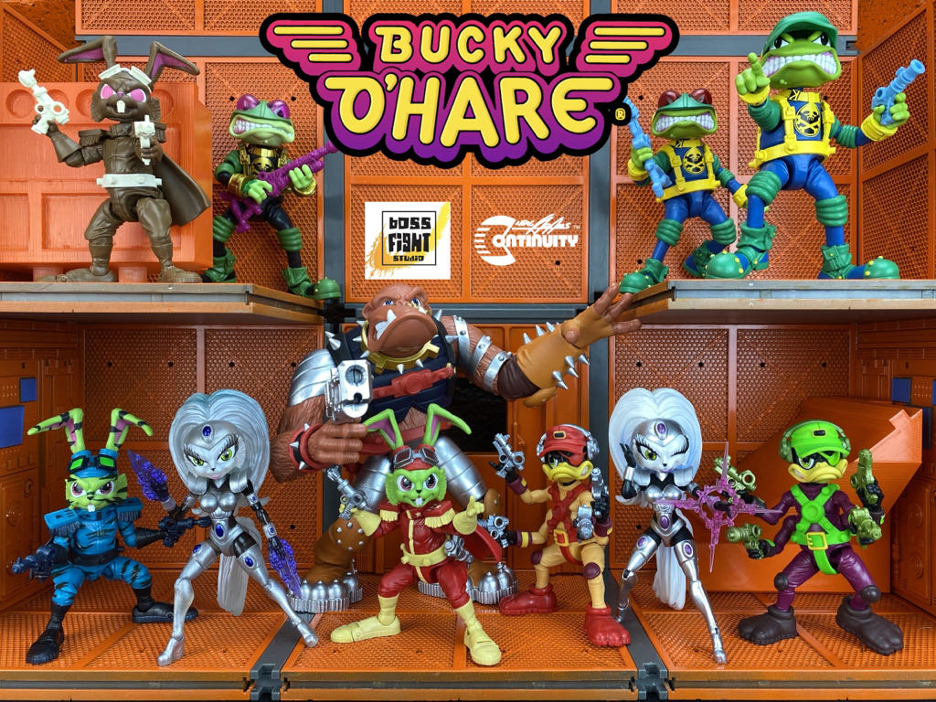 The S.P.A.C.E. Adventures Of Bucky O’Hare: Captain Bucky O’Hare (Holiday Ver.) - Boss Fight Studio (Super-Articulated Action Figures) action figure collectible [Barcode 814800021123] - Main Image 2
