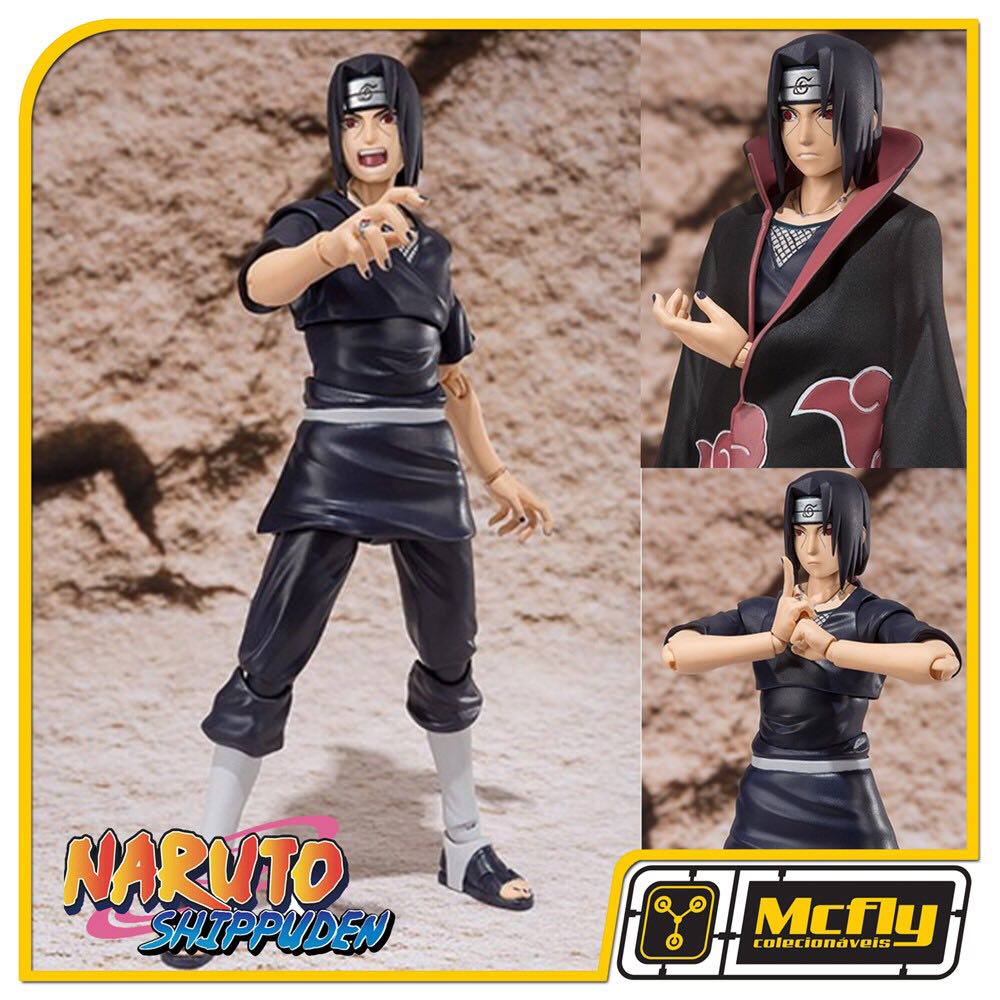 S.H.Figuarts: Naruto Shippūden - Uchiha Itachi - Bandai Tamashii (Simple Style & Heroic Action.) action figure collectible - Main Image 2