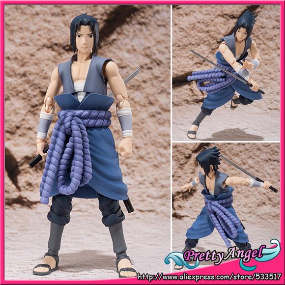 S.H.Figuarts: Naruto Shippūden - Uchiha Sasuke (Vs. Itachi Ver.) - Bandai Tamashii (Simple Style & Heroic Action.) action figure collectible - Main Image 2