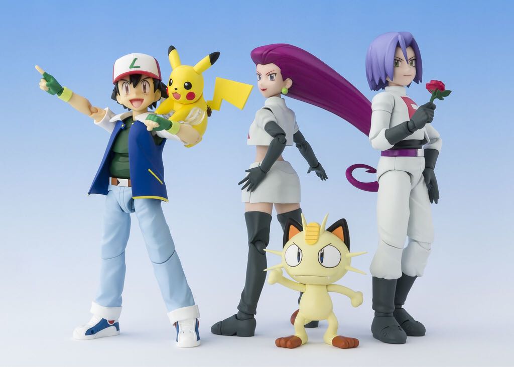 S.H.Figuarts: Pokémon - Ash Ketchum & Pikachu - Bandai Tamashii (Simple Style & Heroic Action.) action figure collectible - Main Image 2