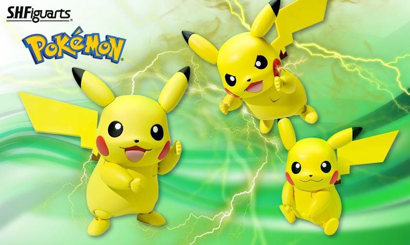S.H.Figuarts: Pokémon - Pikachu - Bandai Tamashii (Simple Style & Heroic Action.) action figure collectible - Main Image 2