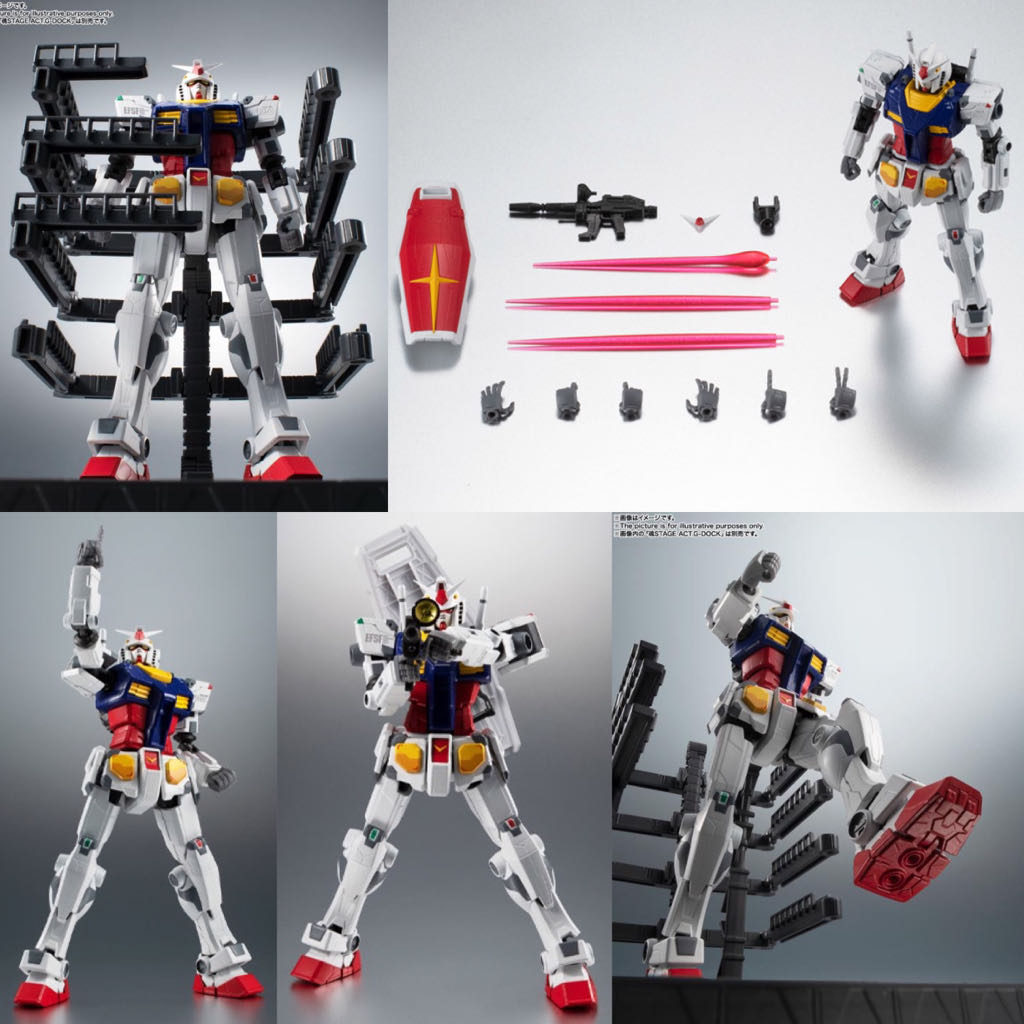 Robot Spirits: Mobile Suit Gundam - RX-78F00 Gundam ~Gundam Factory Yokohama Expo~ (Exclusive) - Bandai/Tamashii Nations (The Robot Spirits) action figure collectible [Barcode 4573102590961] - Main Image 2