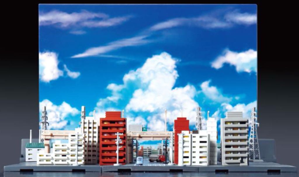 H.G.: Cityscape Structures Accessory Set - Bandai (High Grade Real Figure series) action figure collectible [Barcode 4549660562399] - Main Image 1