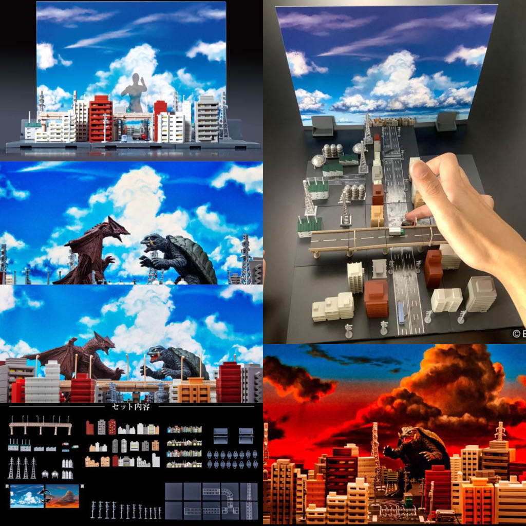 H.G.: Cityscape Structures Accessory Set - Bandai (High Grade Real Figure series) action figure collectible [Barcode 4549660562399] - Main Image 2