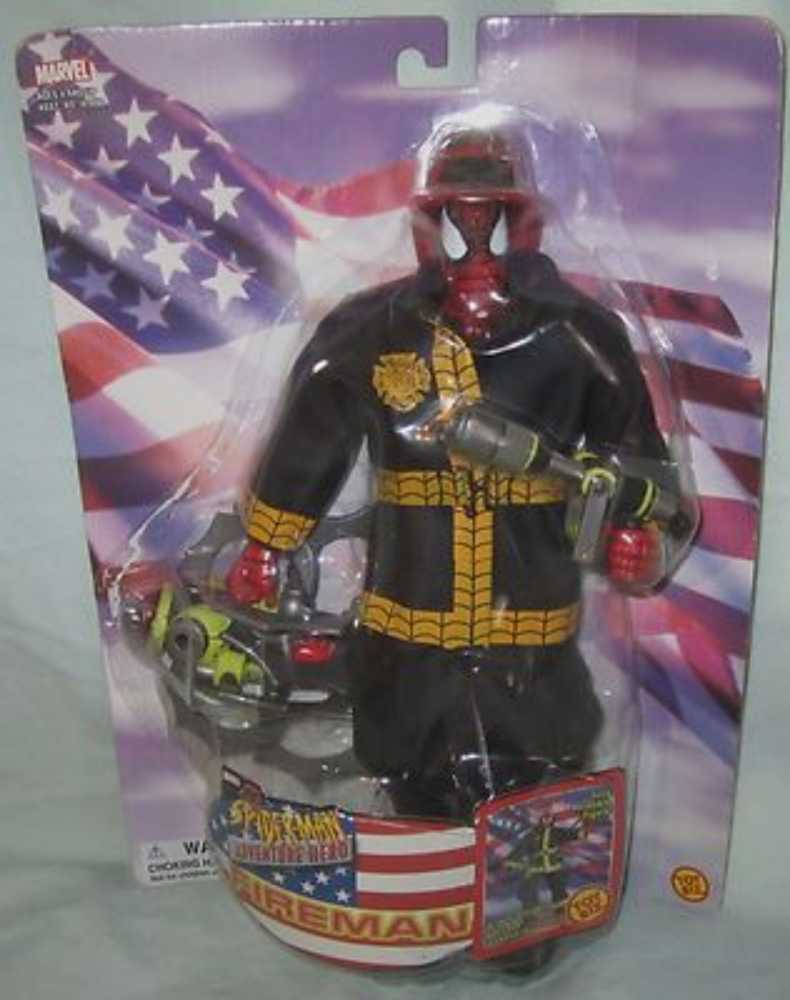Toybiz Spider-man Adventure Hero Fireman Spider-man  - Toybiz action figure collectible [Barcode 035112432975] - Main Image 3