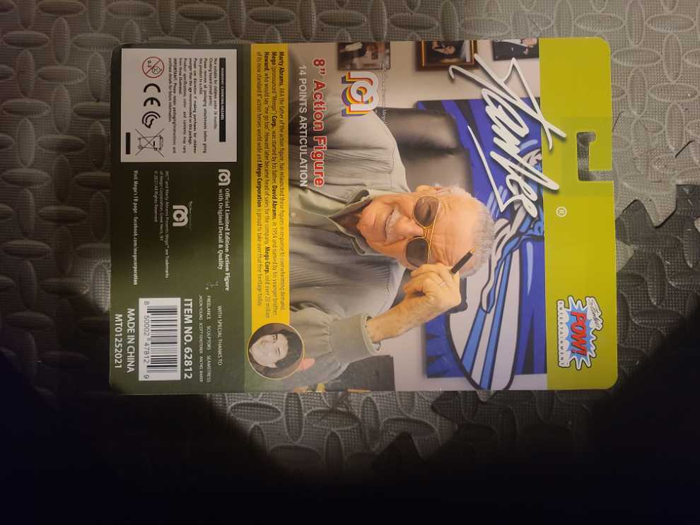 Mego Legends Stan Lee  - Mego action figure collectible [Barcode 7230807478129] - Main Image 2