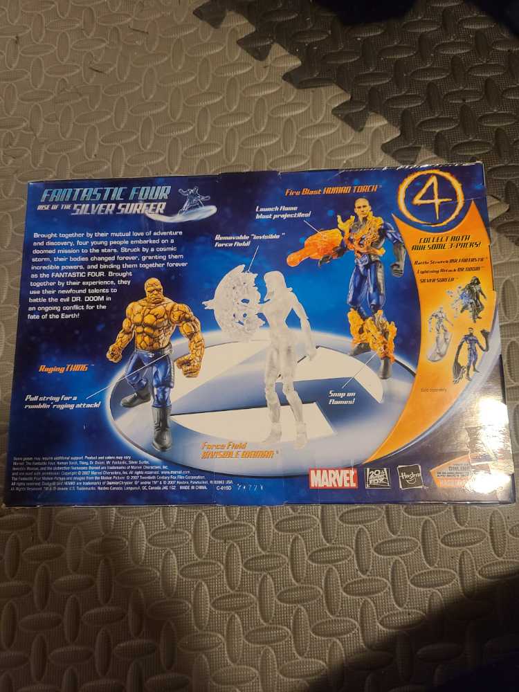 Fantastic 4 Rise Of Silver Surfer Commemorative Dvd Collection Figure Set  action figure collectible [Barcode 653569265009] - Main Image 2