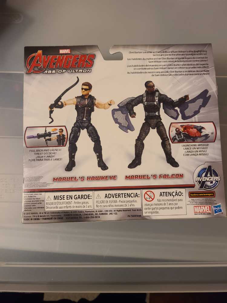 Marvel Avengers Age of Ultron Hawkeye & Falcon Yoys R Us Exclusive 2 Pack   action figure collectible - Main Image 2
