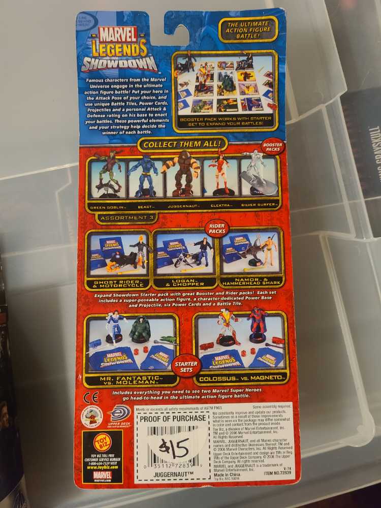 Toybiz Marvel Legends Showdown Juggernaut   action figure collectible [Barcode 035112728399] - Main Image 2