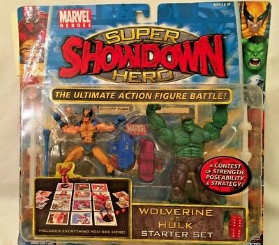 Toybiz Marvel Legends Super Showdown Wolverine Vs. Hulk  action figure collectible [Barcode 086892729663] - Main Image 4
