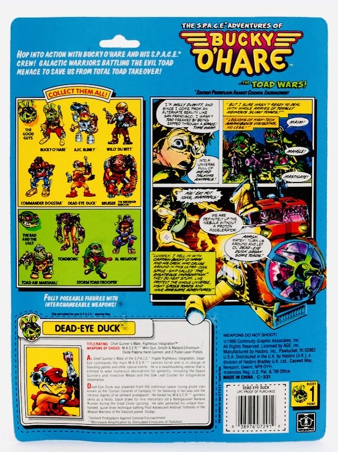 Bucky O’Hare - Dead Eye Duck - Hasbro (Bucky O’hare) action figure collectible - Main Image 2