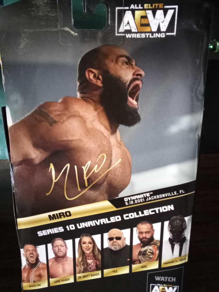 Miro - Jazwares LLC (AEW Unrivaled Series 10) action figure collectible [Barcode 191726430988] - Main Image 2