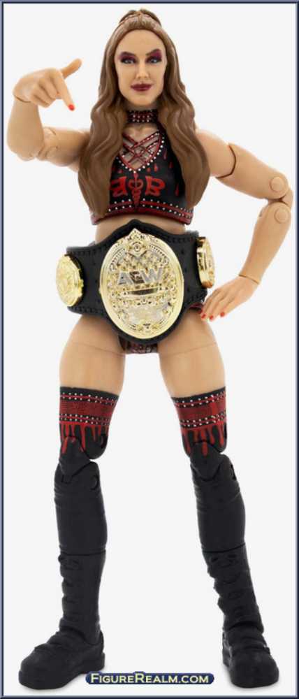 Britt Baker Aew Series 10 - Jazwares (AEW Unrivaled Collection 10) action figure collectible [Barcode 191726430964] - Main Image 3