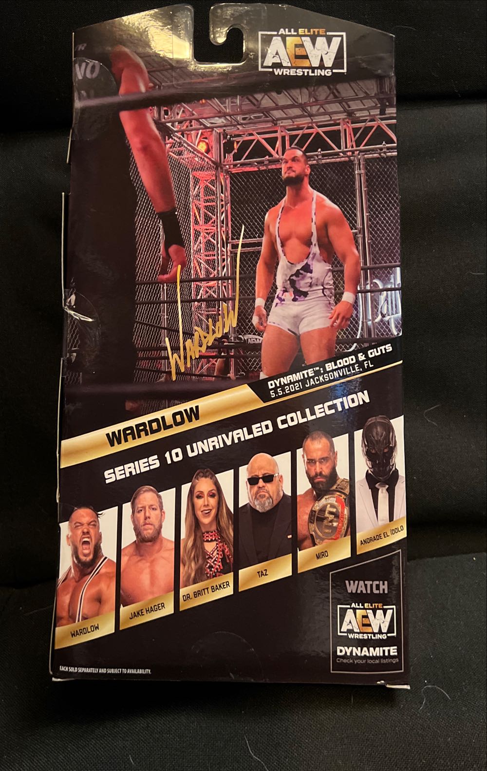 AEW - Wardlow - Unrivaled Collection - Series 10 - Jazwares (AEW Unrivaled Collection Series 10) action figure collectible [Barcode 191726430940] - Main Image 2