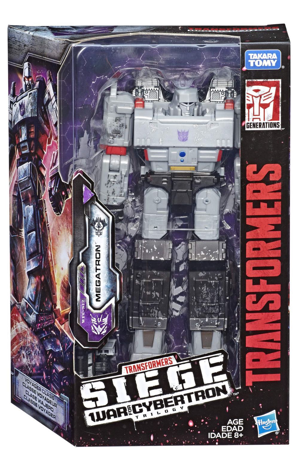 Siege Voyager Class Megatron (35th Anniversary) - Hasbro (Transformers) action figure collectible - Main Image 3