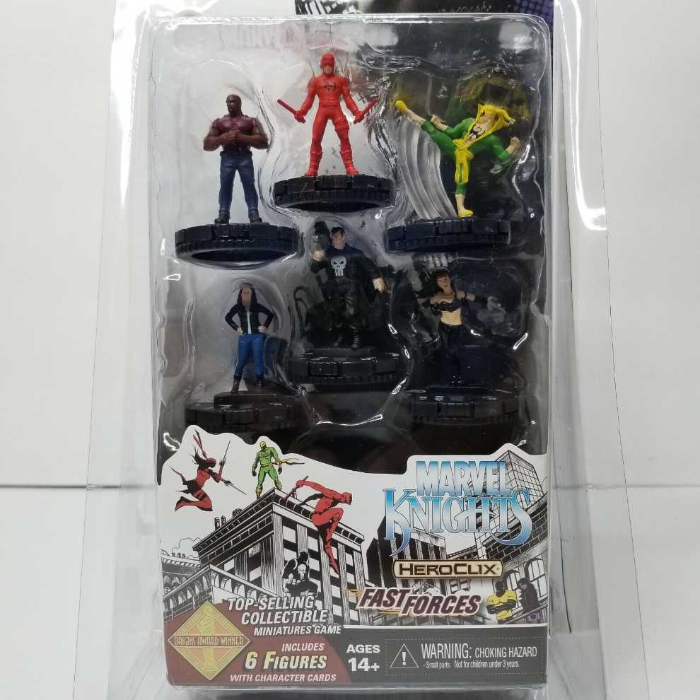 Marvel Heroclix Marvel Knights Fast Forces 6 Set Avengers Defenders War  action figure collectible [Barcode 634482725474] - Main Image 2