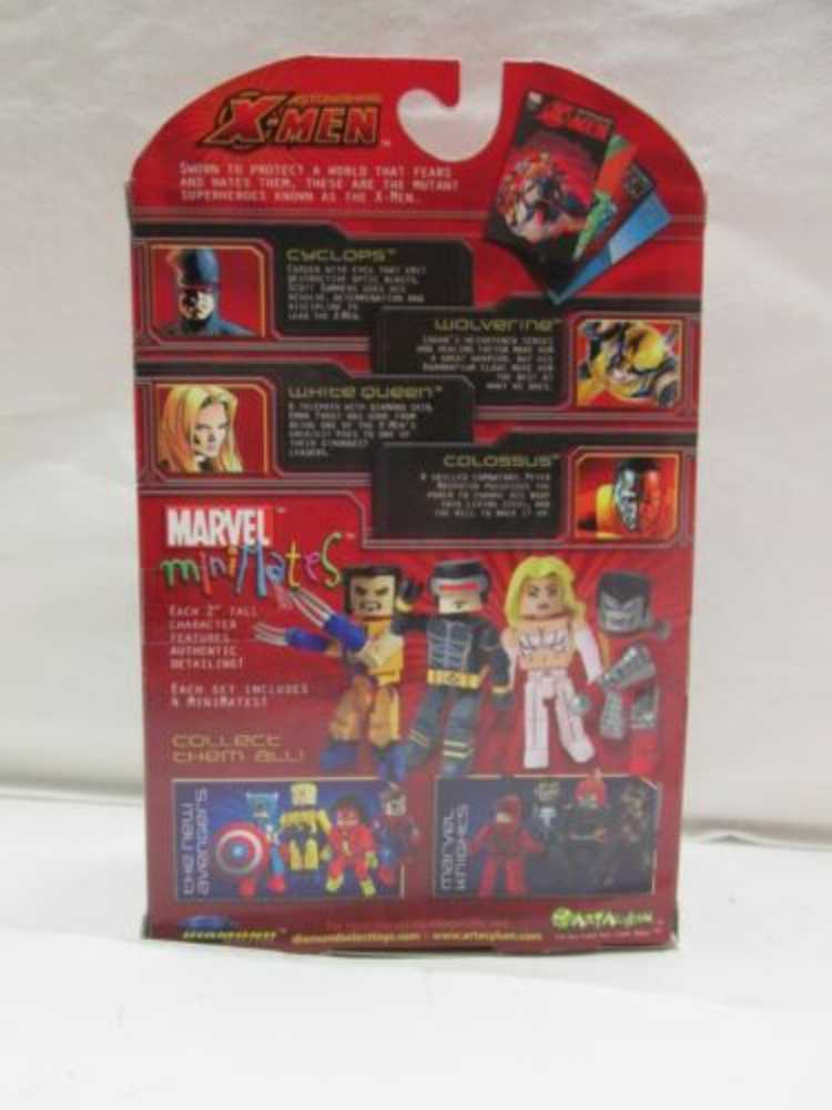 Toy Asylum Minimates Marvel X Men 4 Pack Cyclops White Queen Wolverine Colossus  action figure collectible [Barcode 876242001071] - Main Image 2
