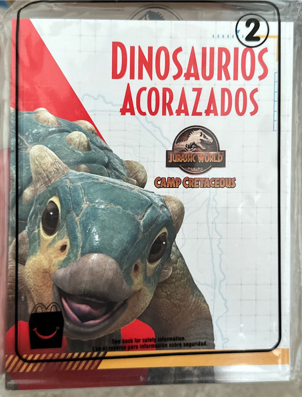 Mcdonalds 2020 Jurassic Camp Cretaceous Triceratops Toy Dino Egg #8 Netflix   action figure collectible - Main Image 2