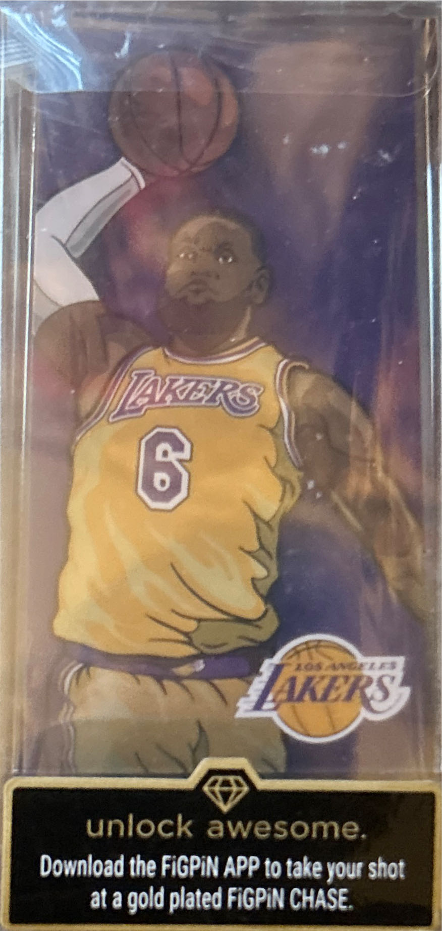 Figpin Lebron James Los Angeles Lakers S3  action figure collectible [Barcode 810090370026] - Main Image 3
