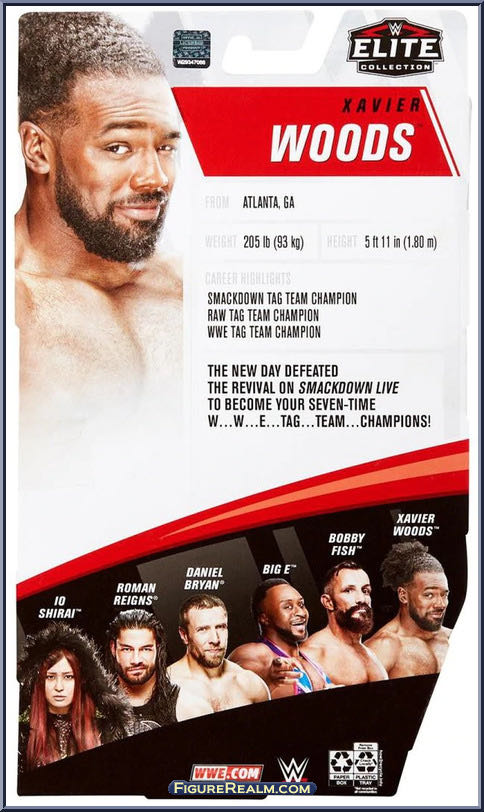 Xavier Woods - WWE Mattel (WWE Elite Series 79 (2020)) action figure collectible - Main Image 2