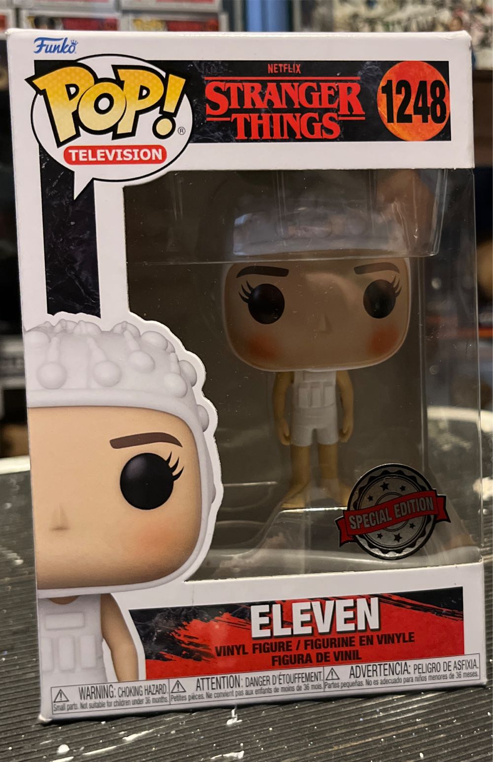 1248 Funko Pop! Tv: Stranger Things Eleven In Tank Suit Amazon Exclusive - Funko Pop (Stranger Things) action figure collectible [Barcode 889698623919] - Main Image 2