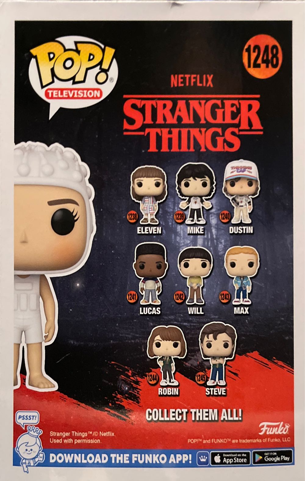 1248 Funko Pop! Tv: Stranger Things Eleven In Tank Suit Amazon Exclusive - Funko Pop (Stranger Things) action figure collectible [Barcode 889698623919] - Main Image 3