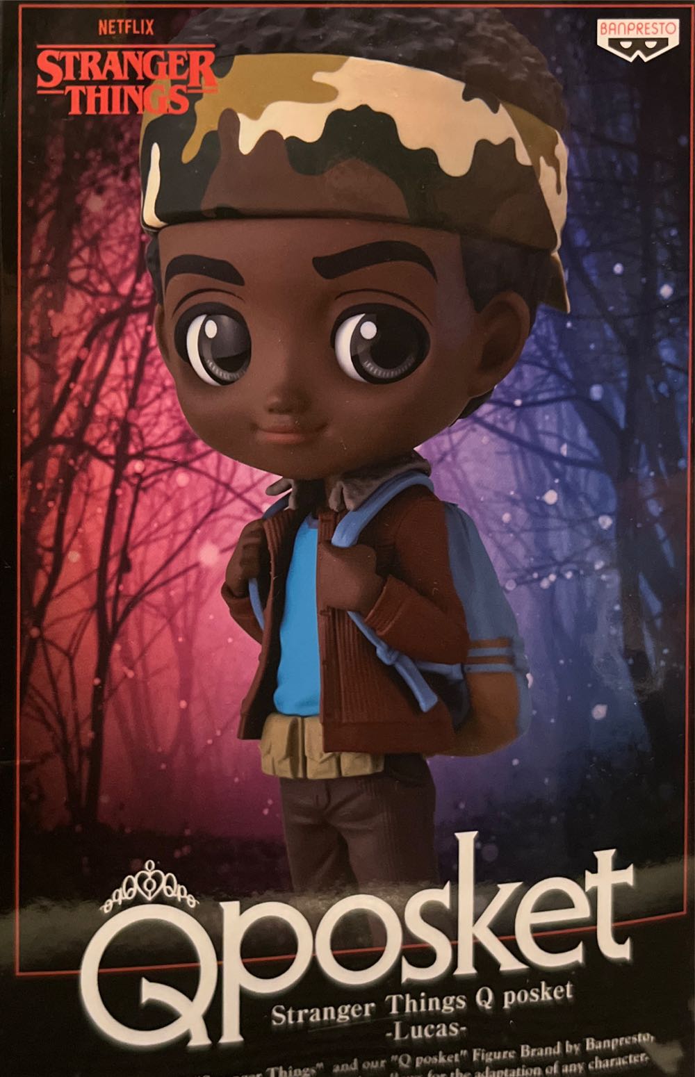 Banpresto Stranger Things Q Posket Lucas- Multicolor Bp17890 - Banpresto (Stranger Things) action figure collectible [Barcode 4983164178906] - Main Image 3