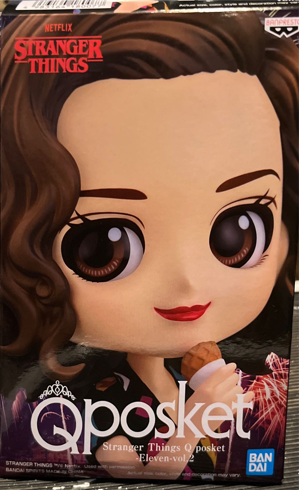 Banpresto Figurine Stranger Things Eleven Vol 2 Q Posket 14cm - Banpresto (Stranger Things) action figure collectible [Barcode 4983164180077] - Main Image 2