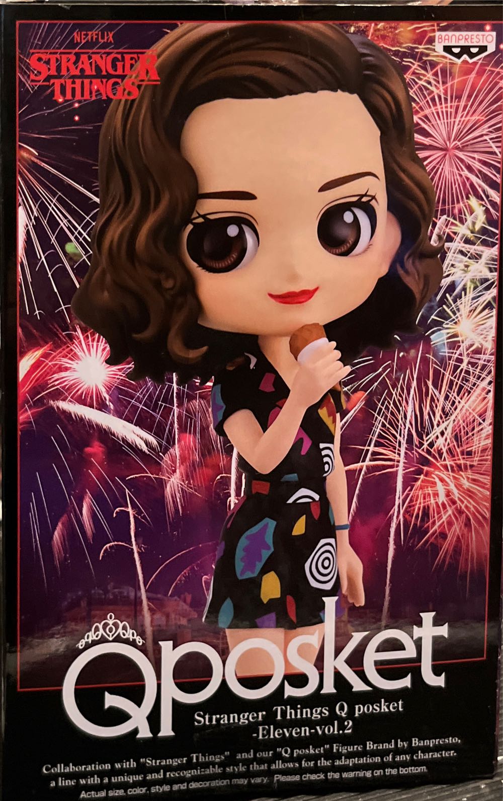 Banpresto Figurine Stranger Things Eleven Vol 2 Q Posket 14cm - Banpresto (Stranger Things) action figure collectible [Barcode 4983164180077] - Main Image 3