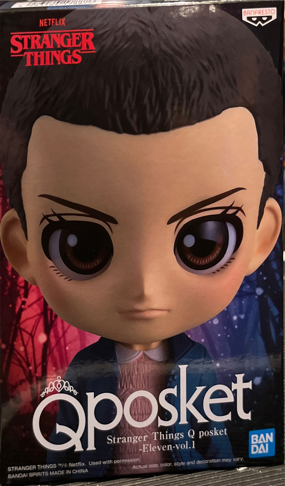 Banpresto Stranger Things Eleven Vol. 1 Q Posket Figure - Banpresto (Stranger Things) action figure collectible [Barcode 4983164178876] - Main Image 2