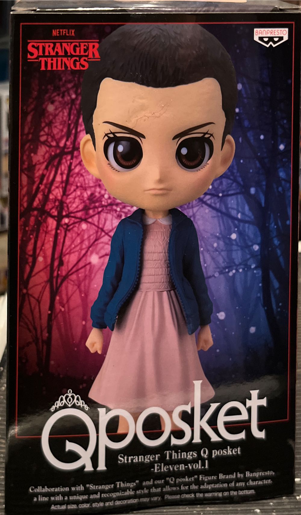 Banpresto Stranger Things Eleven Vol. 1 Q Posket Figure - Banpresto (Stranger Things) action figure collectible [Barcode 4983164178876] - Main Image 3