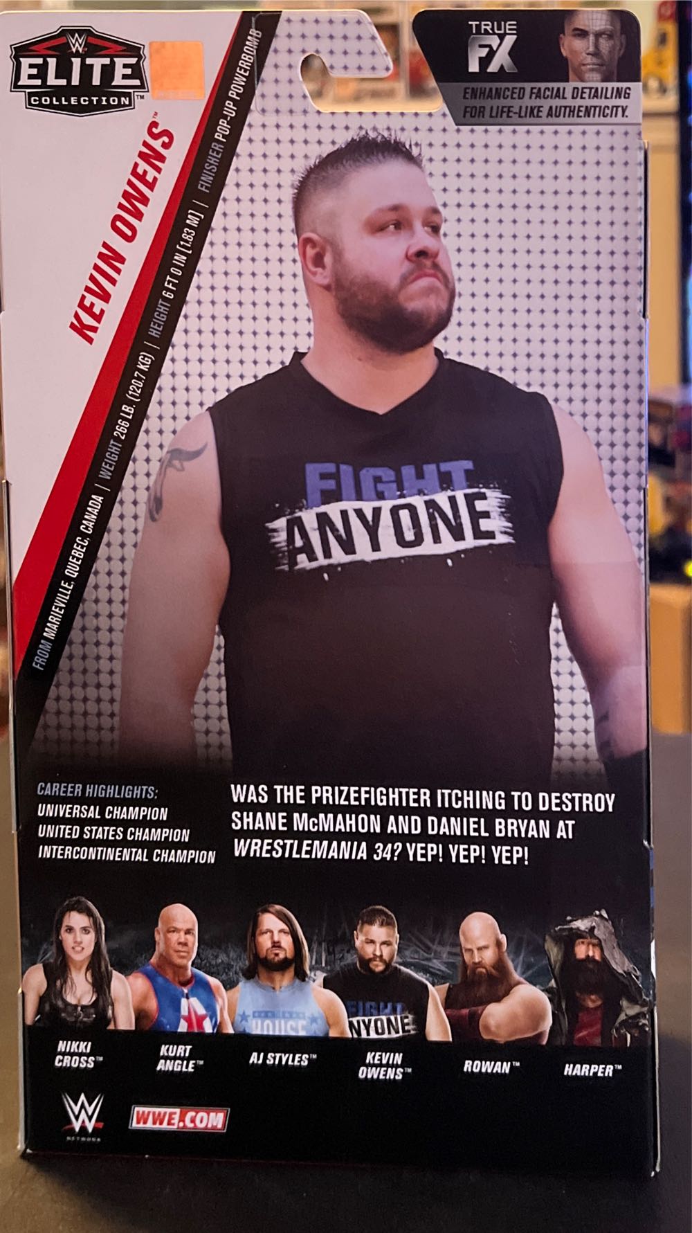 Kevin Owens - Mattel Wwe (WWE) action figure collectible - Main Image 2