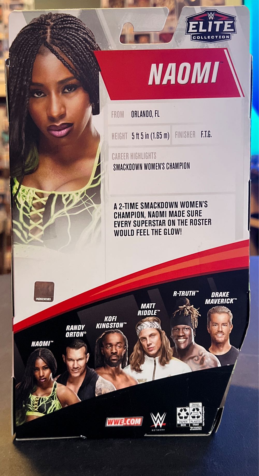 Naomi - Mattel Wwe (WWE) action figure collectible - Main Image 2