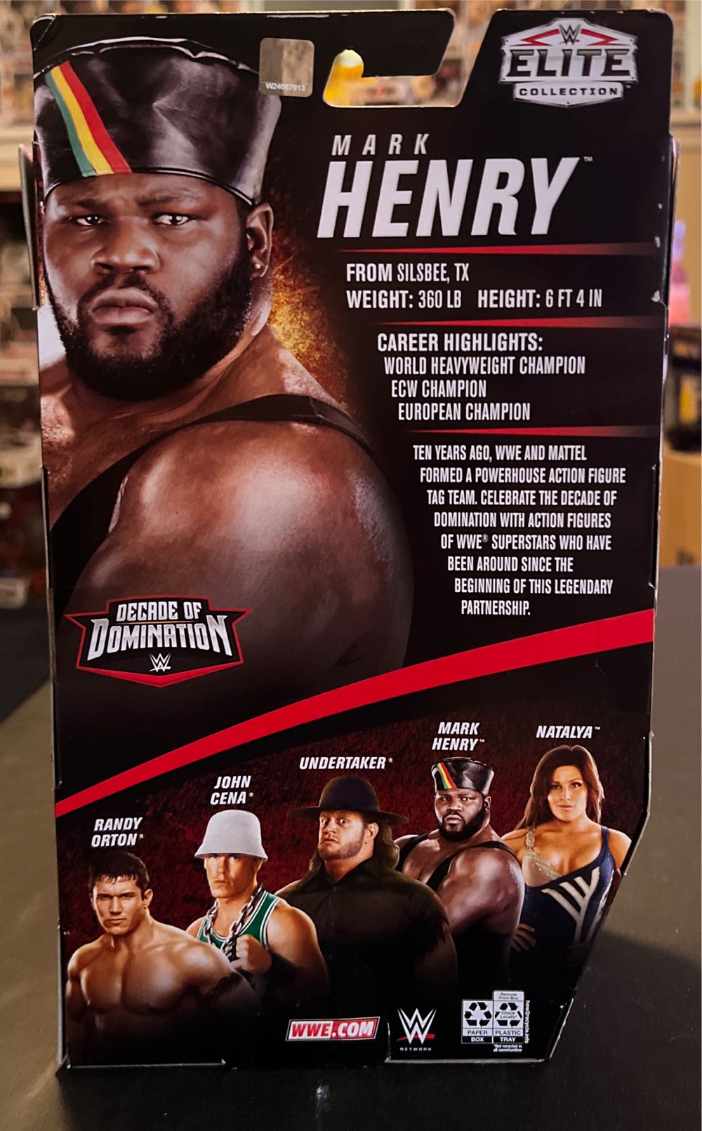 Mark Henry - Mattel (Mattel Elite Collection Decade of Domination) action figure collectible - Main Image 2