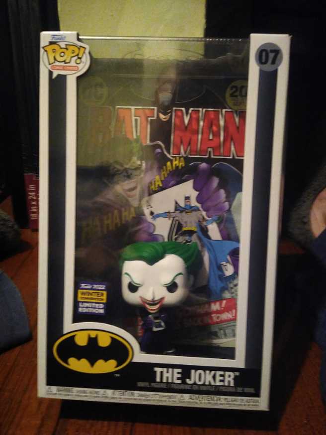 Funko Pop Comic Cover DC’s The Joker #07 Limited Edition Winter Convention Exclusive - Funko (Comic Covers) (Comic Covers (The Joker)) action figure collectible [Barcode 889698653497] - Main Image 2