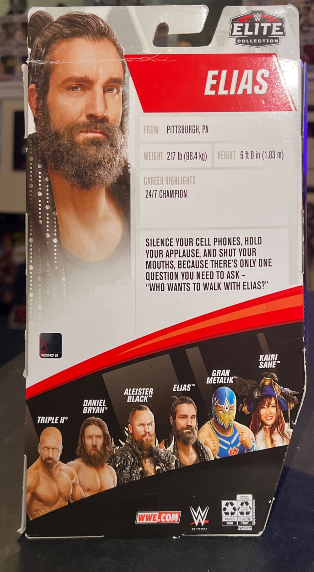 Elias - Mattel Wwe (WWE) action figure collectible - Main Image 2