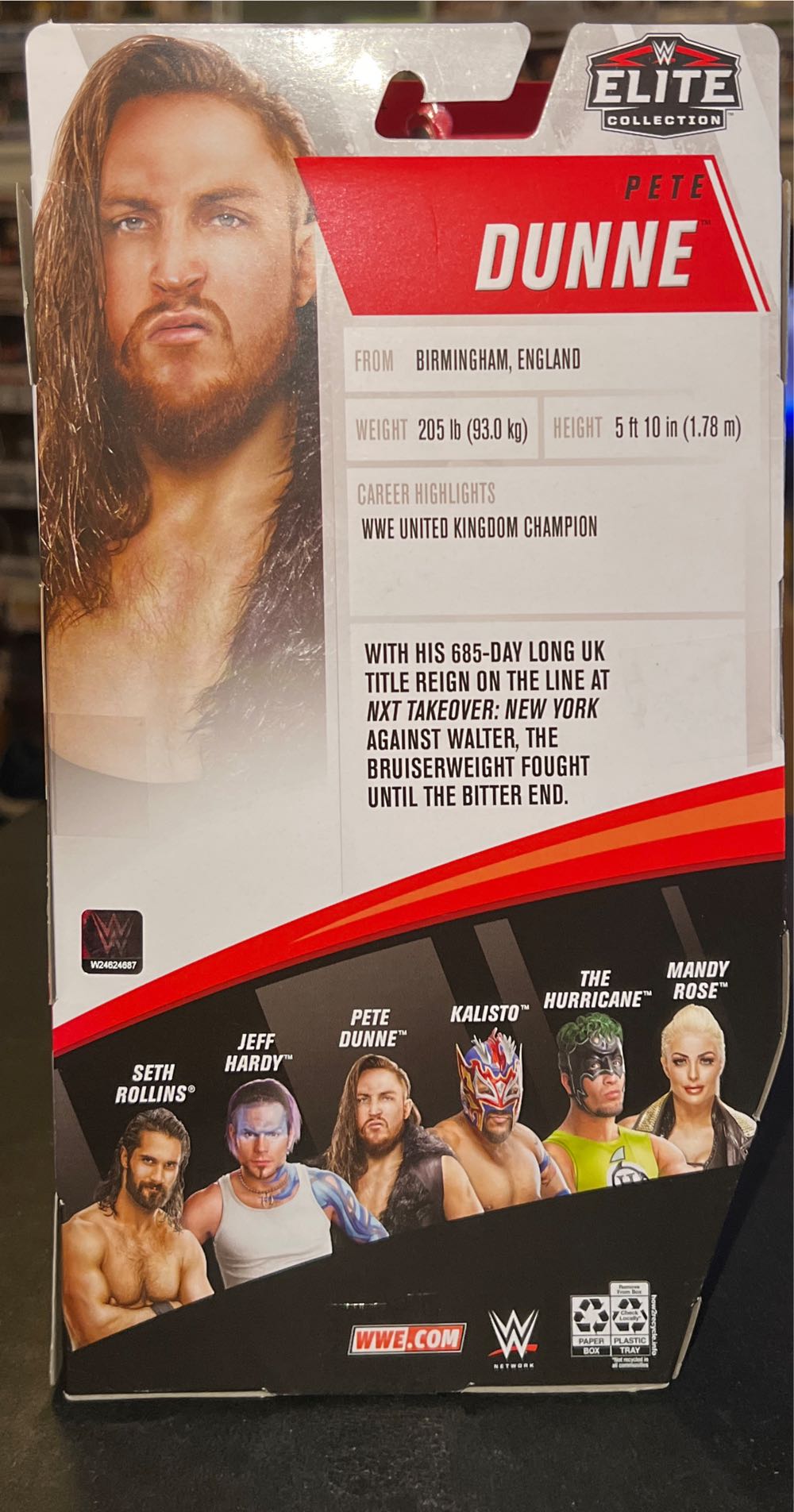Pete Dunne - Mattel Wwe (WWE) action figure collectible - Main Image 2