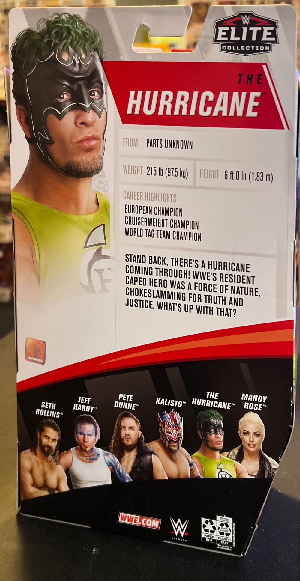 The Hurricane - Mattel Wwe (WWE) action figure collectible - Main Image 2