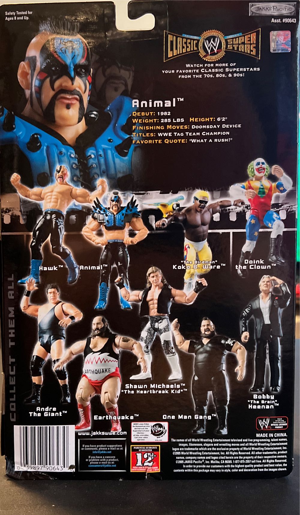 Animal - Jacks Pacific (WWE) action figure collectible - Main Image 2