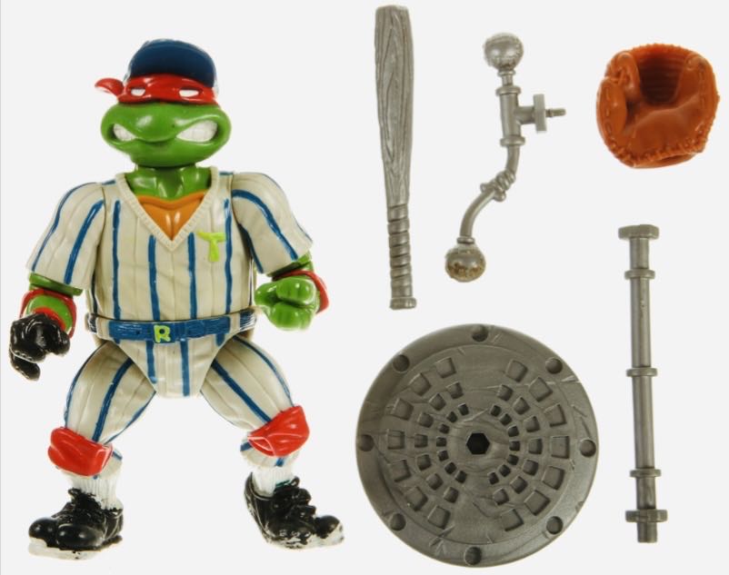TMNT - Grand Slammin’ Raph - Playmates (Sewer Sports All Stars) action figure collectible - Main Image 3