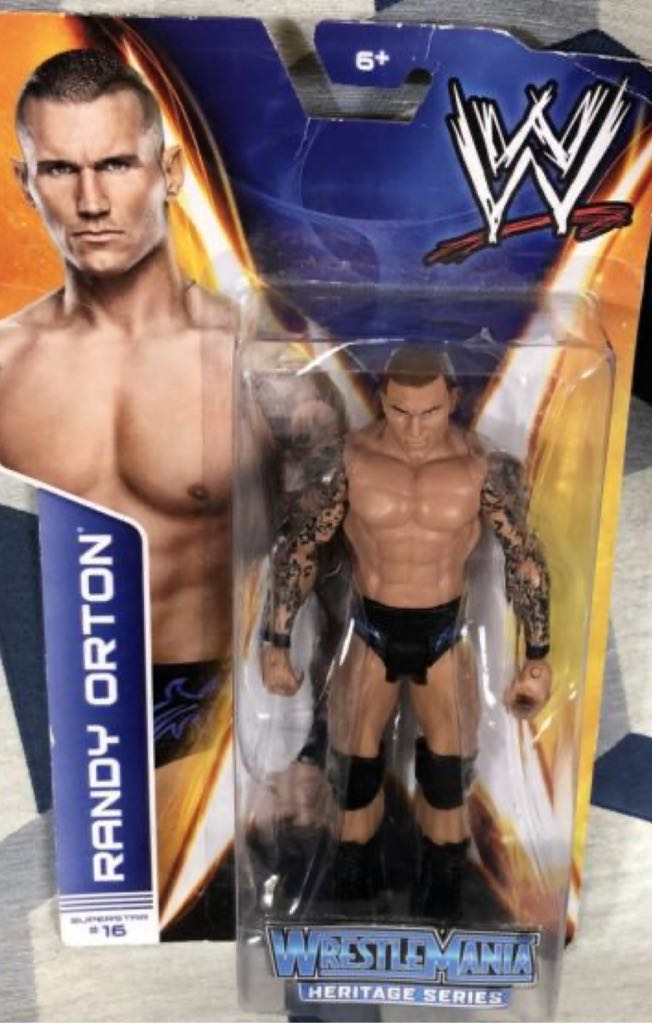 Randy Orton Wrestlemania Heritage Series - Mattel action figure collectible - Main Image 1