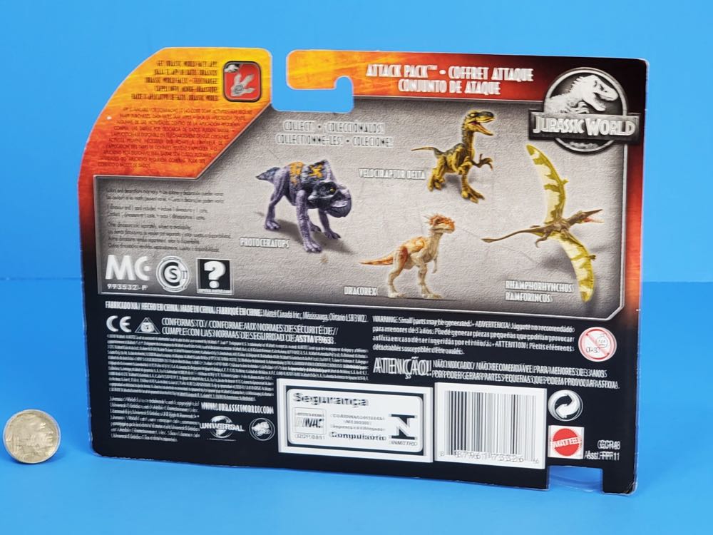 Dracorex Jurassic World Mattel - Mattel (JW Primal Attack) action figure collectible - Main Image 4