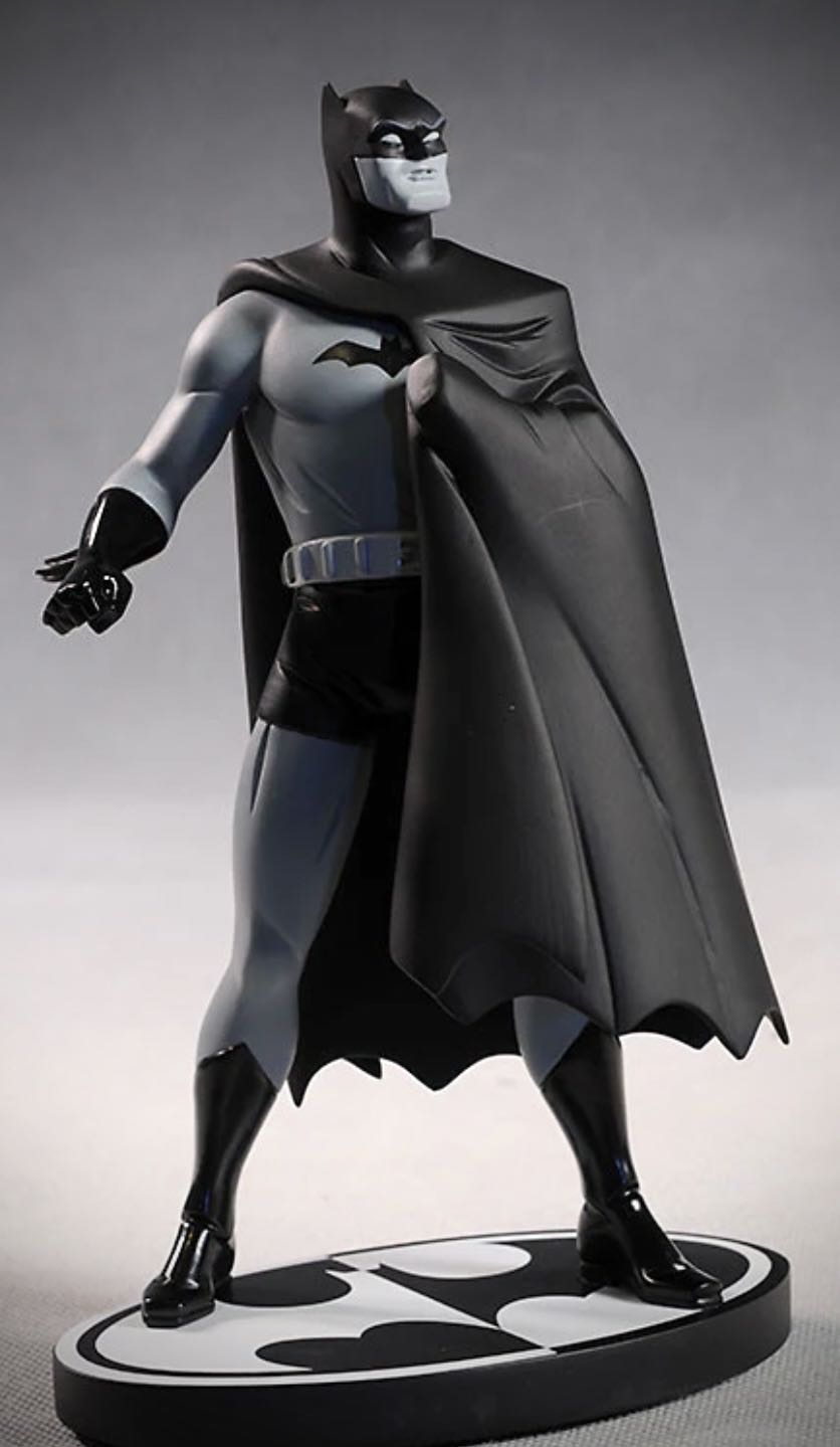 Batman: Black & White Batman Statue by Darwyn Cooke - DC Collectibles (Batman Black & White) action figure collectible [Barcode 761941308852] - Main Image 3